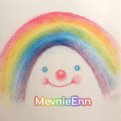 Rainbow egg character of Mevnie's